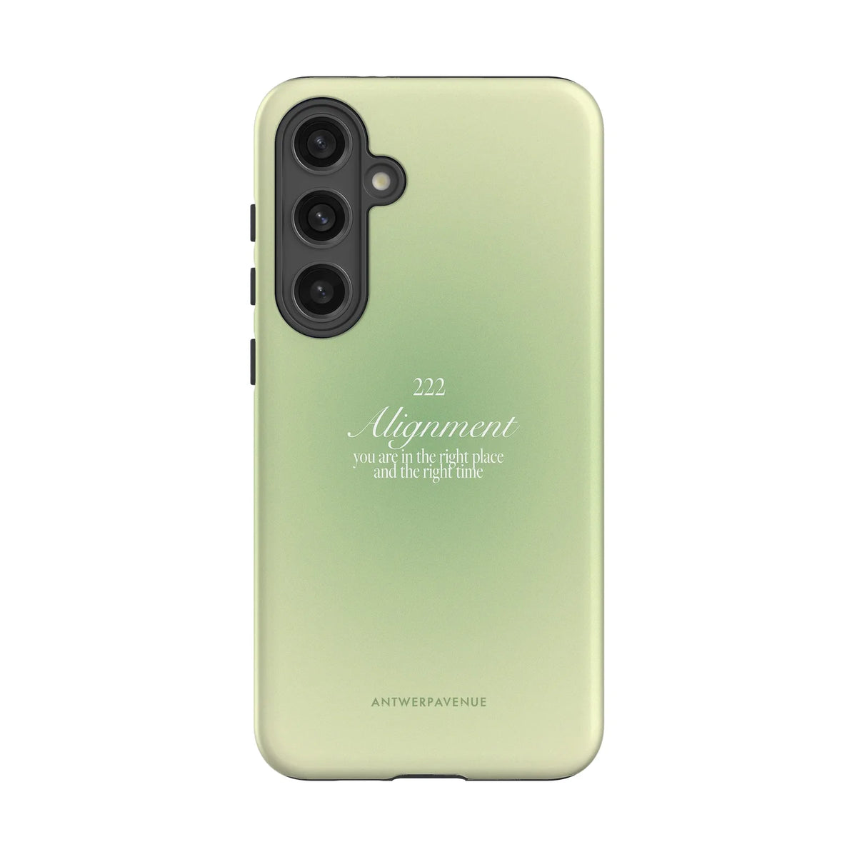 222 Alignment - Green Case - Galaxy S24 Plus mockup