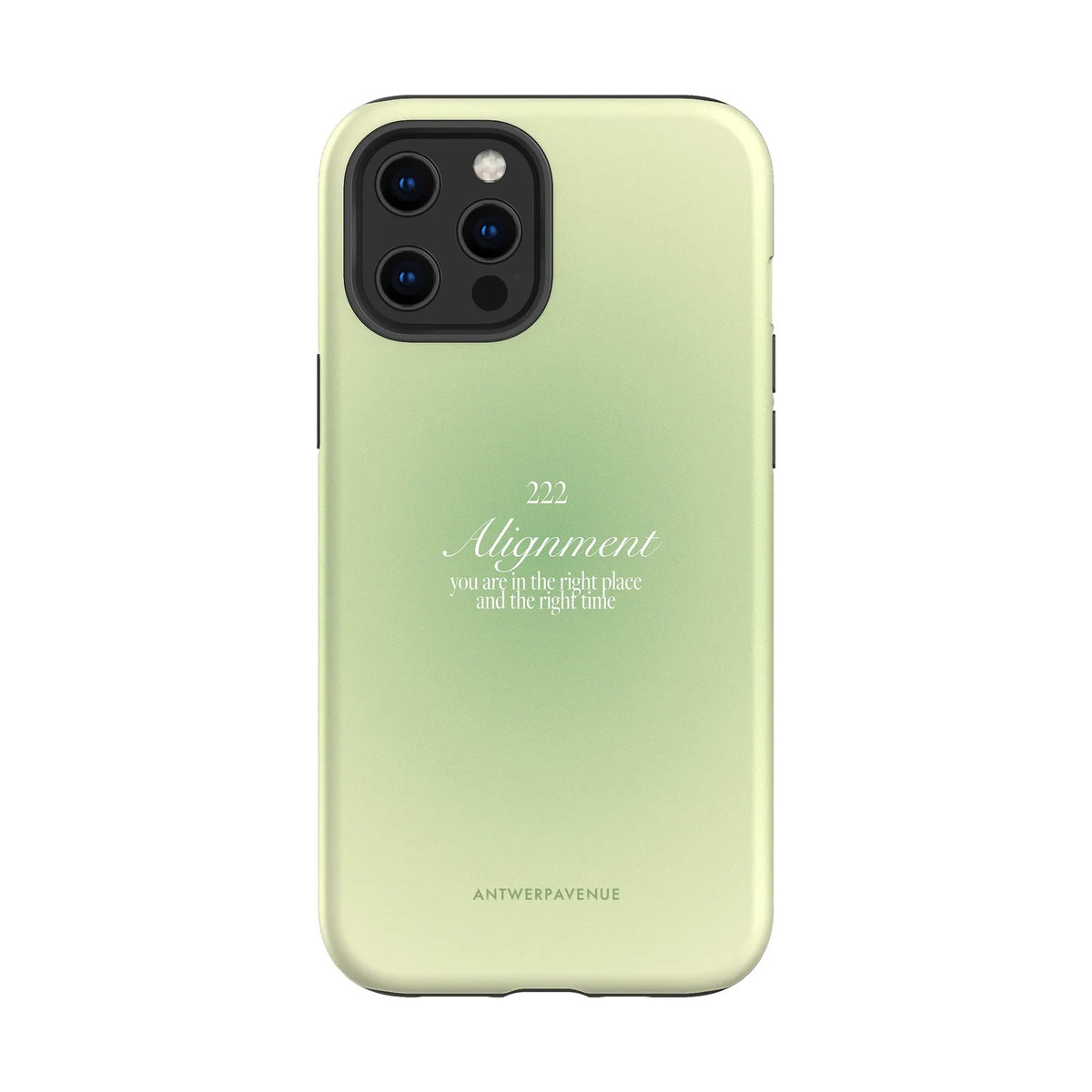 222 Alignment - Green Case - iPhone 12 Pro Max mockup