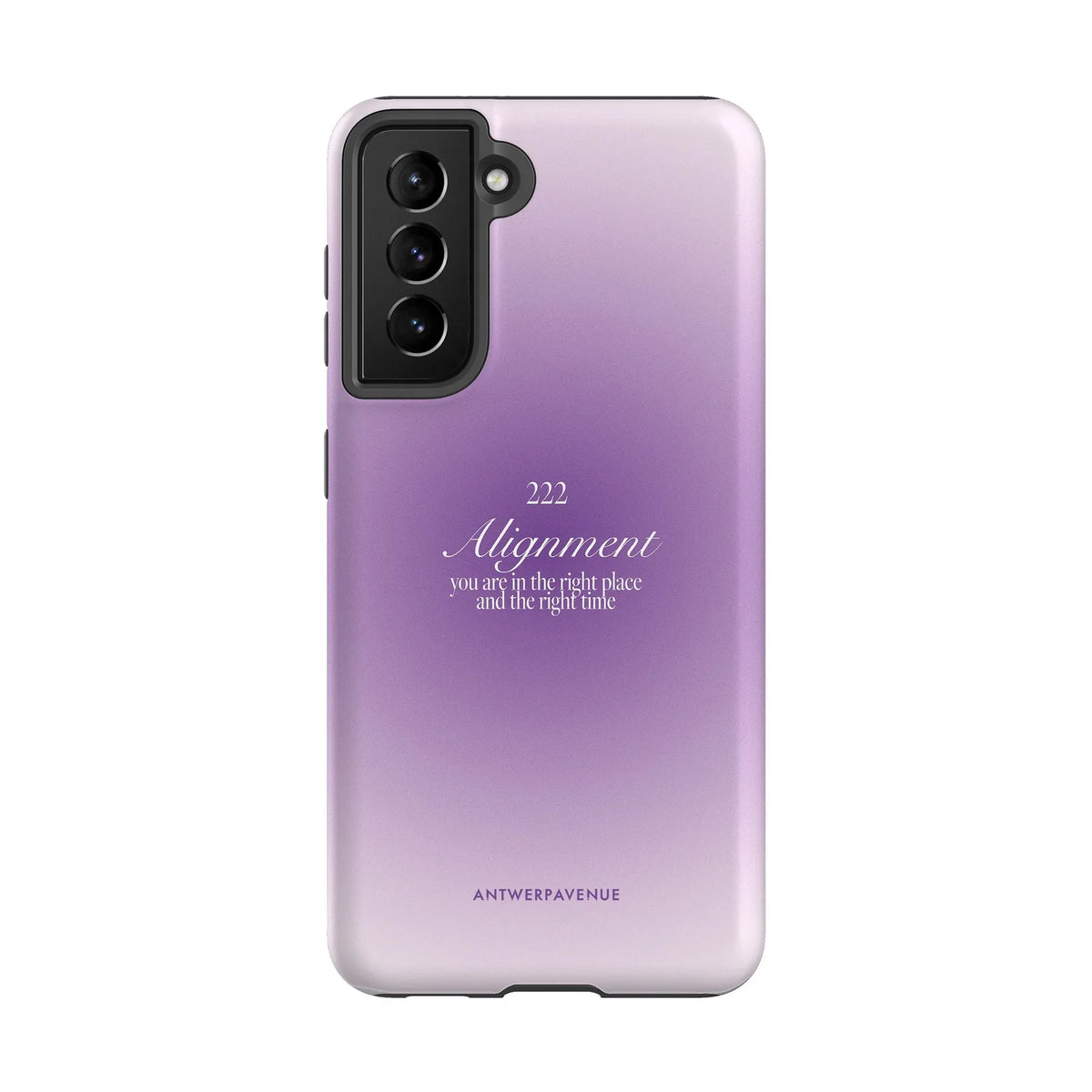 222 Alignment - Purple Case - Galaxy S21 FE mockup
