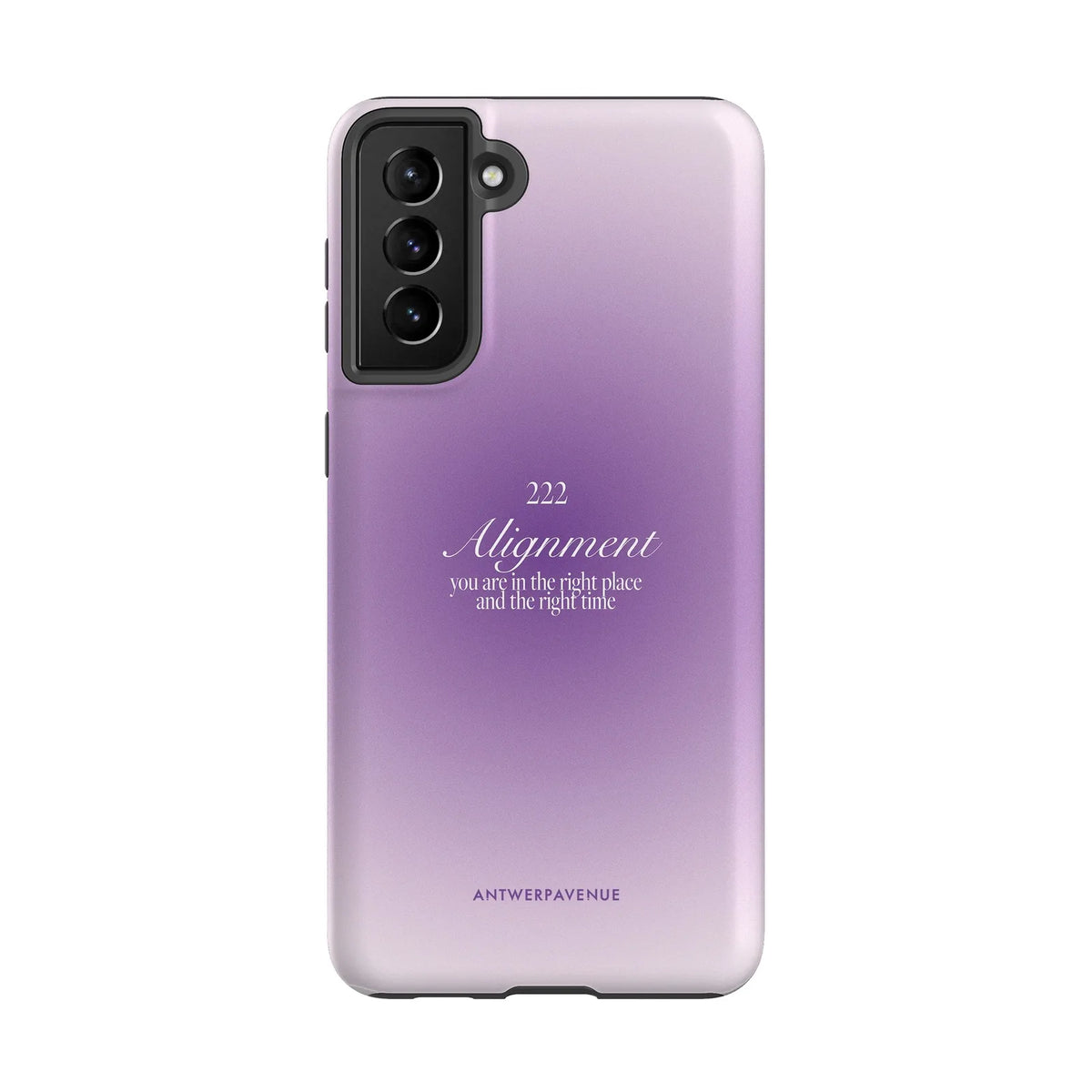 222 Alignment - Purple Case - Galaxy S21 Plus mockup