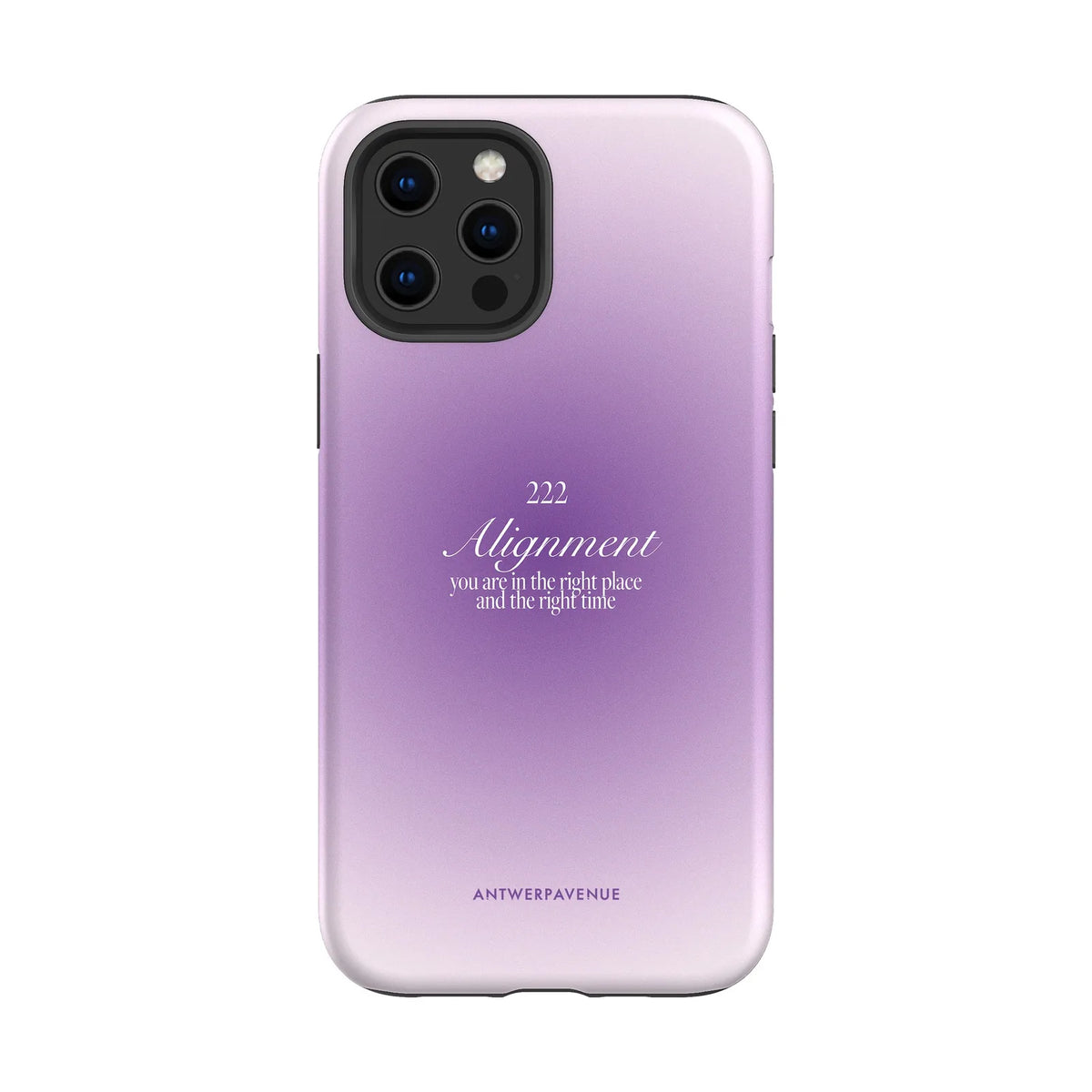 222 Alignment - Purple Case - iPhone 12 Pro Max mockup