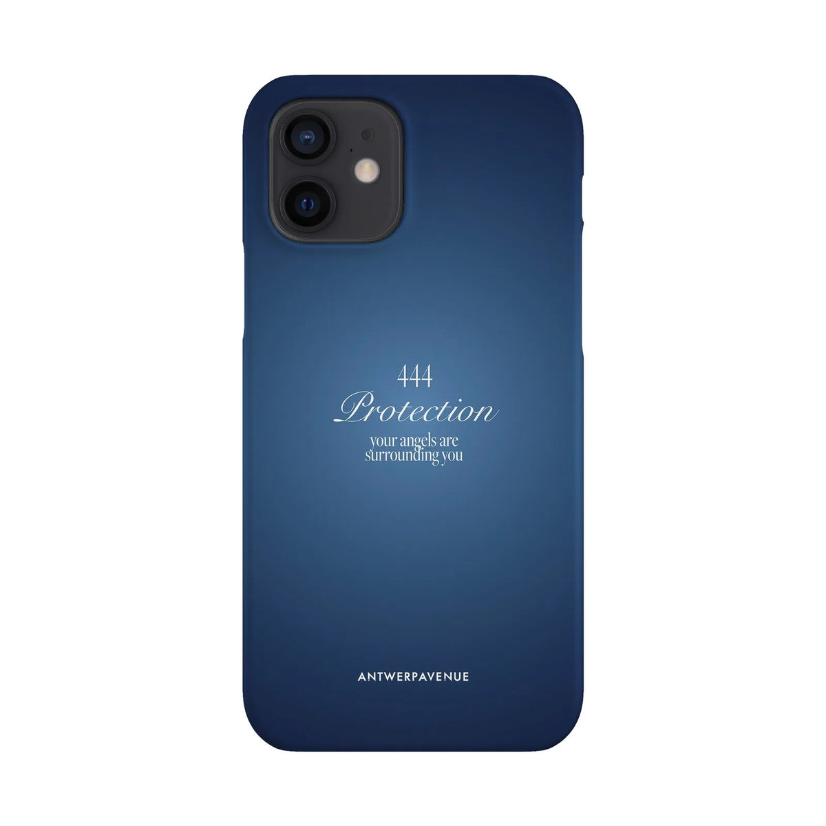 444 Protection - Blue Case - iPhone 12 Snap mockup