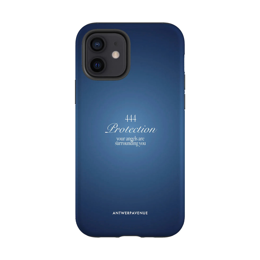 444 Protection - Blue Case - iPhone 12 mockup