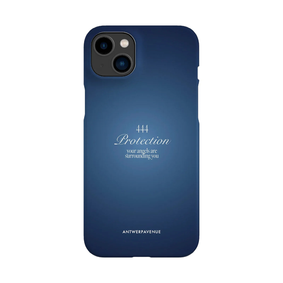 444 Protection - Blue Case - iPhone 14 Plus Snap mockup