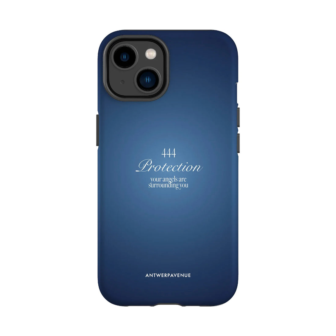 444 Protection - Blue Case - iPhone 14 mockup