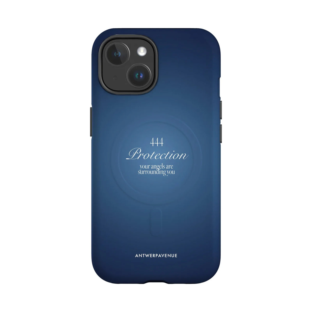 444 Protection - Blue Case - iPhone 15 MagSafe mockup