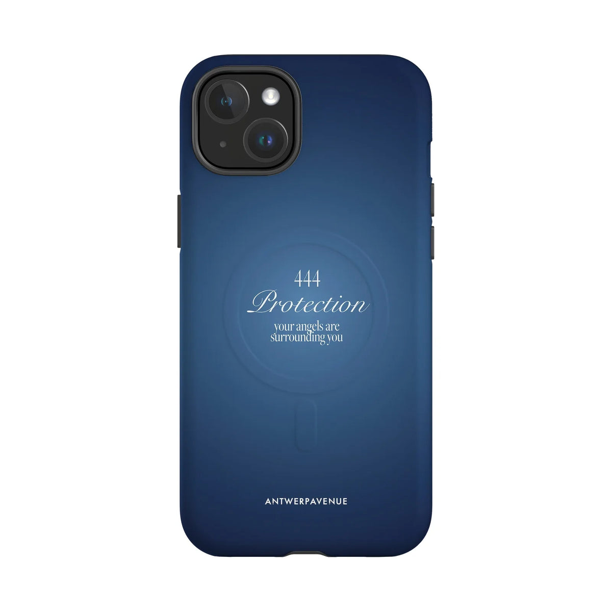 444 Protection - Blue Case - iPhone 15 Plus MagSafe mockup
