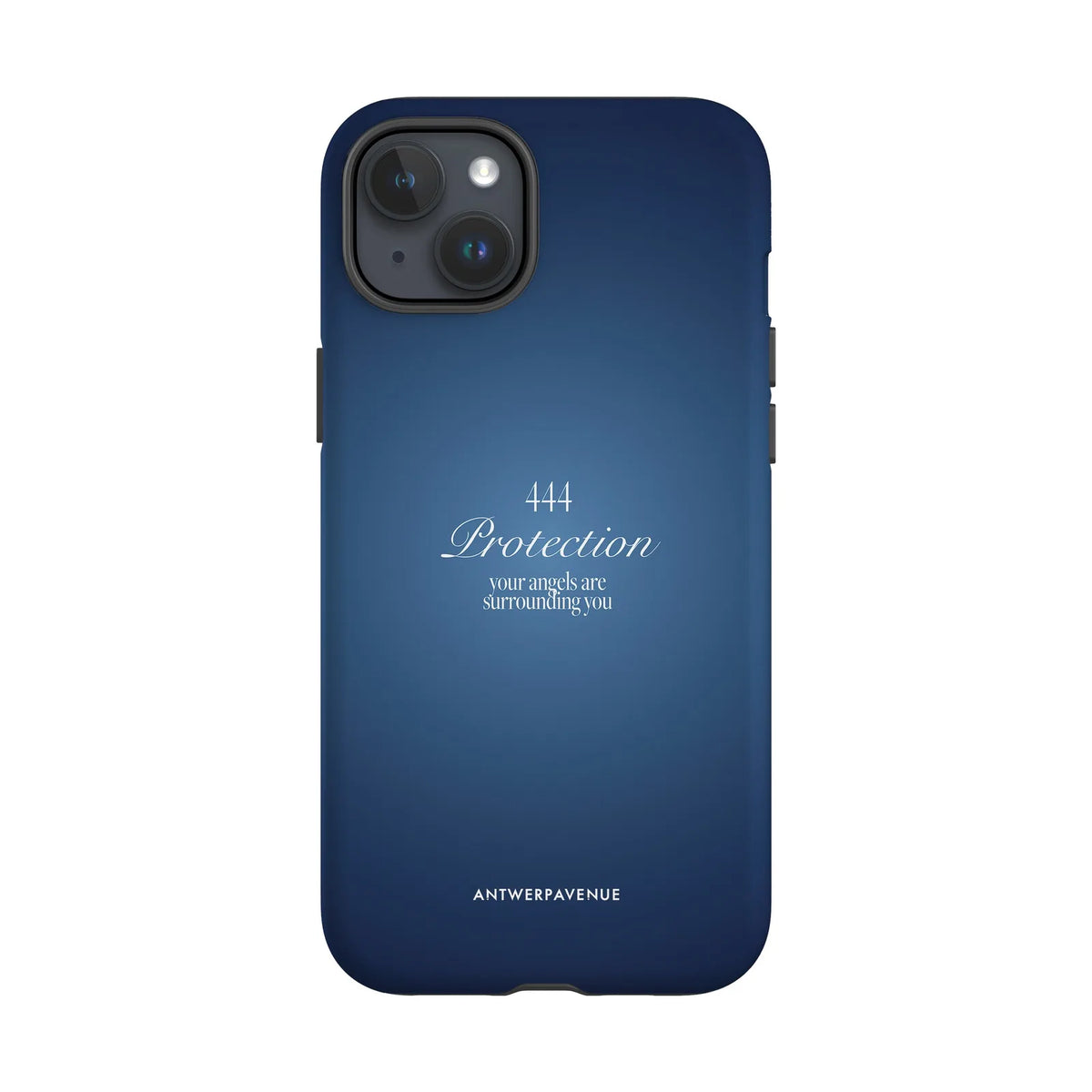 444 Protection - Blue Case - iPhone 15 Plus mockup