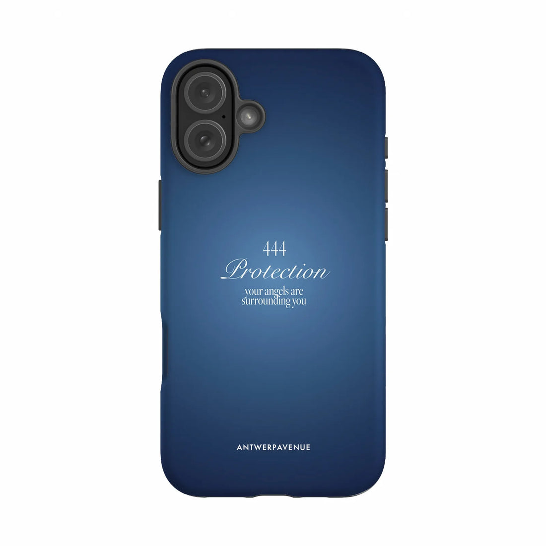 444 Protection - Blue Case - iPhone 16 Plus mockup