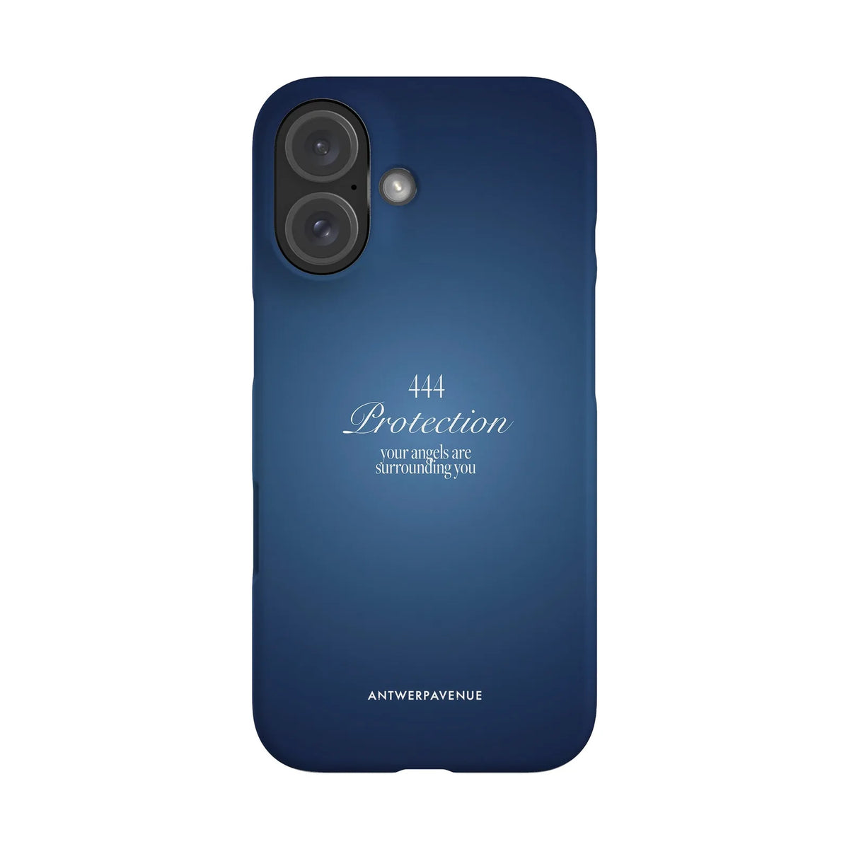 444 Protection - Blue Case - iPhone 16 Snap mockup
