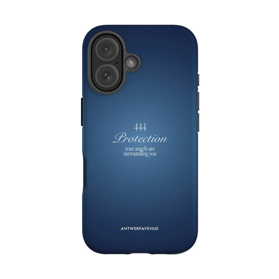 444 Protection - Blue Case - iPhone 16 mockup