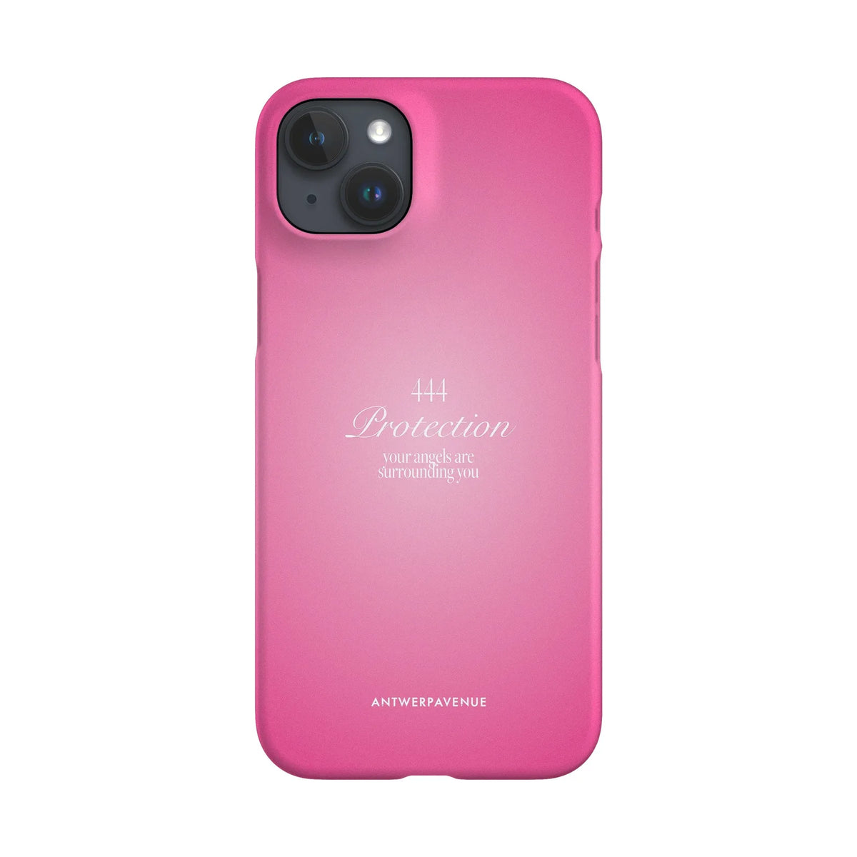 444 Protection - Pink Case - iPhone 15 Plus Snap mockup