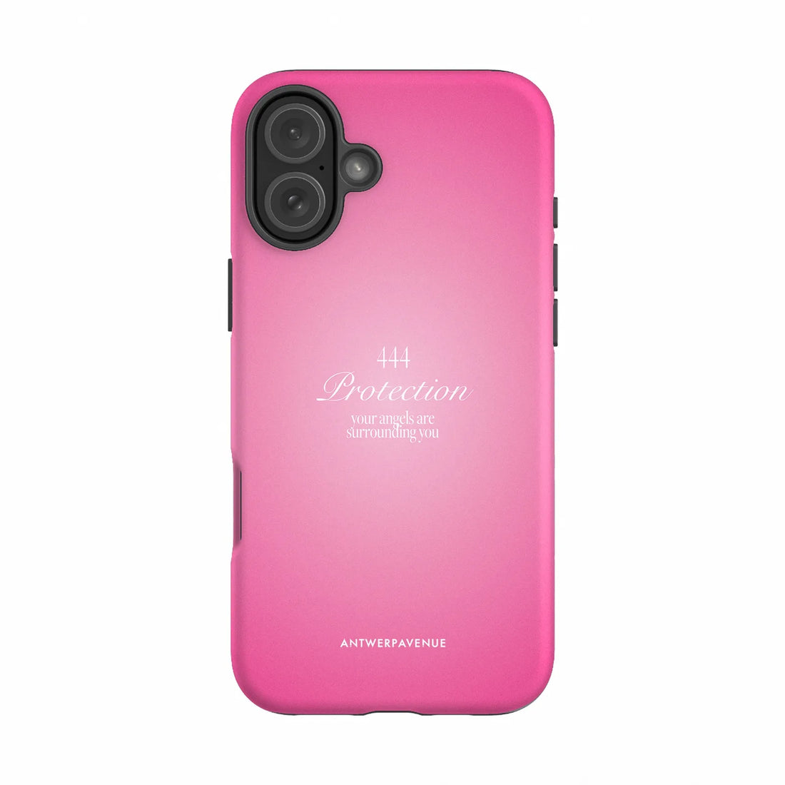 444 Protection - Pink Case - iPhone 16 Plus mockup