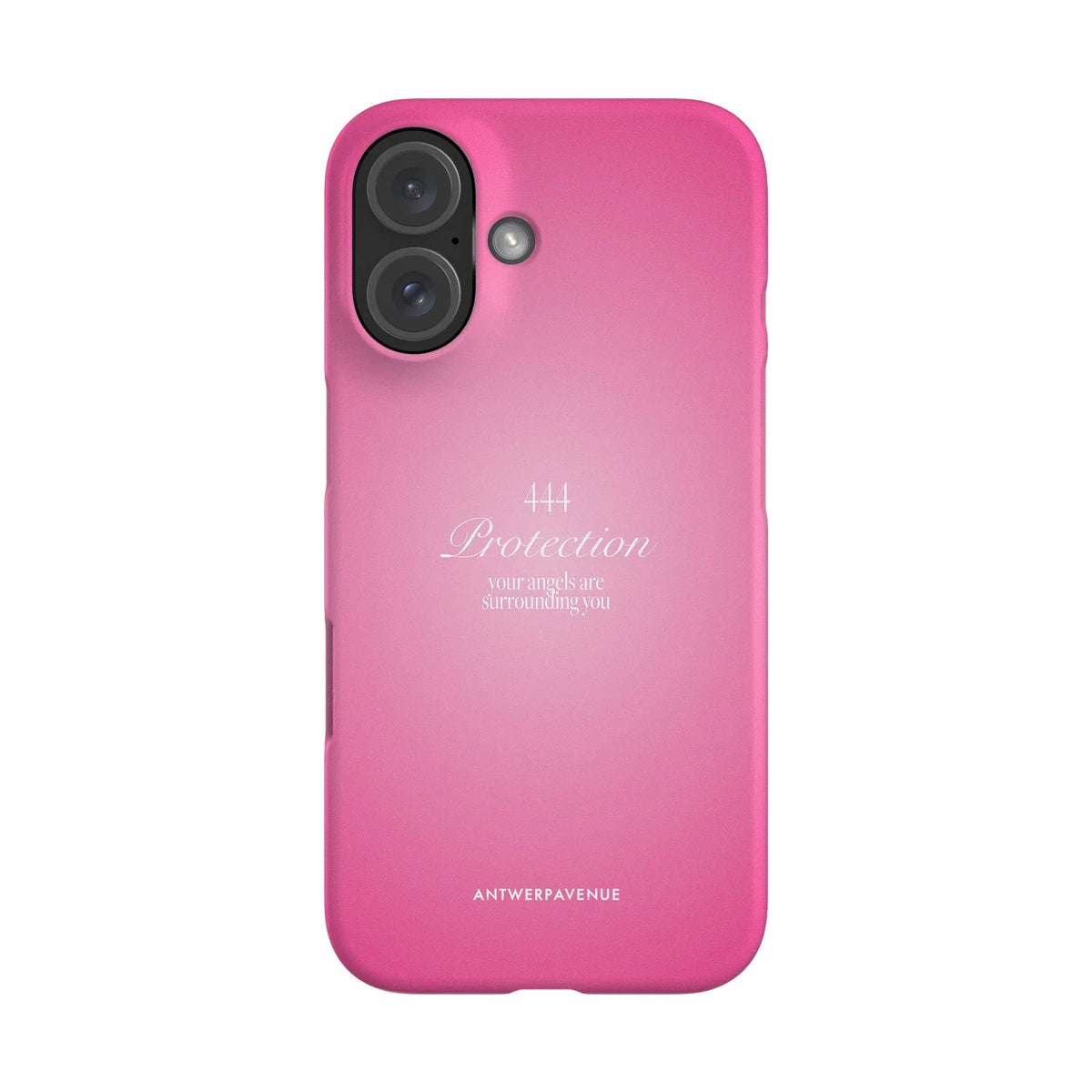 444 Protection - Pink Case - iPhone 16 Snap mockup