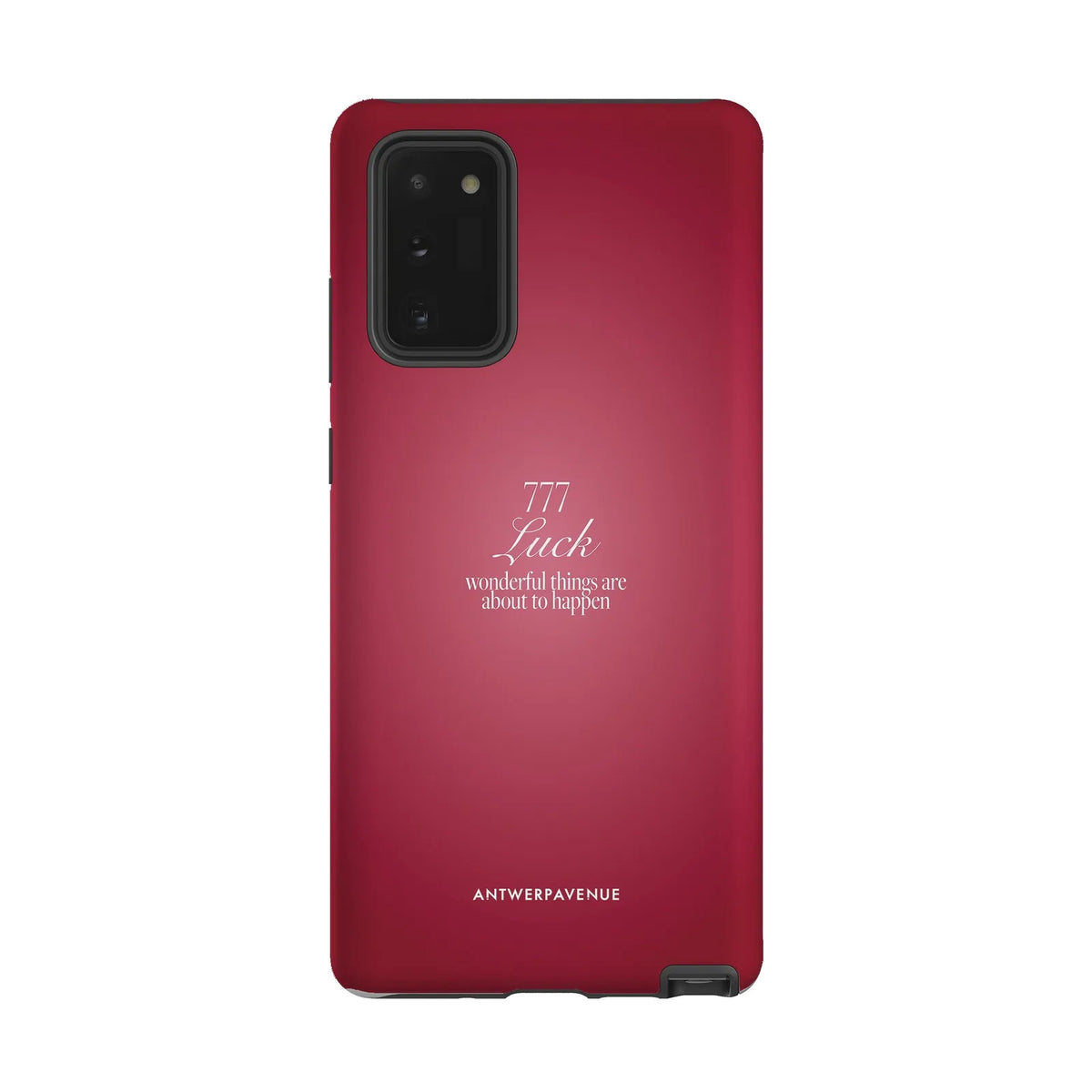 777 Luck - Red Case - Galaxy Note 20 mockup
