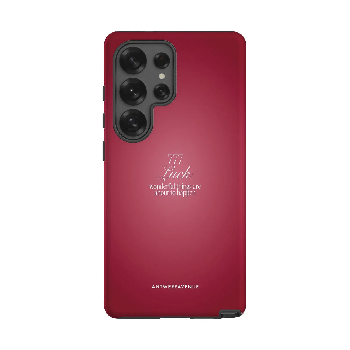 777 Luck - Red Case - Galaxy S25 Ultra mockup