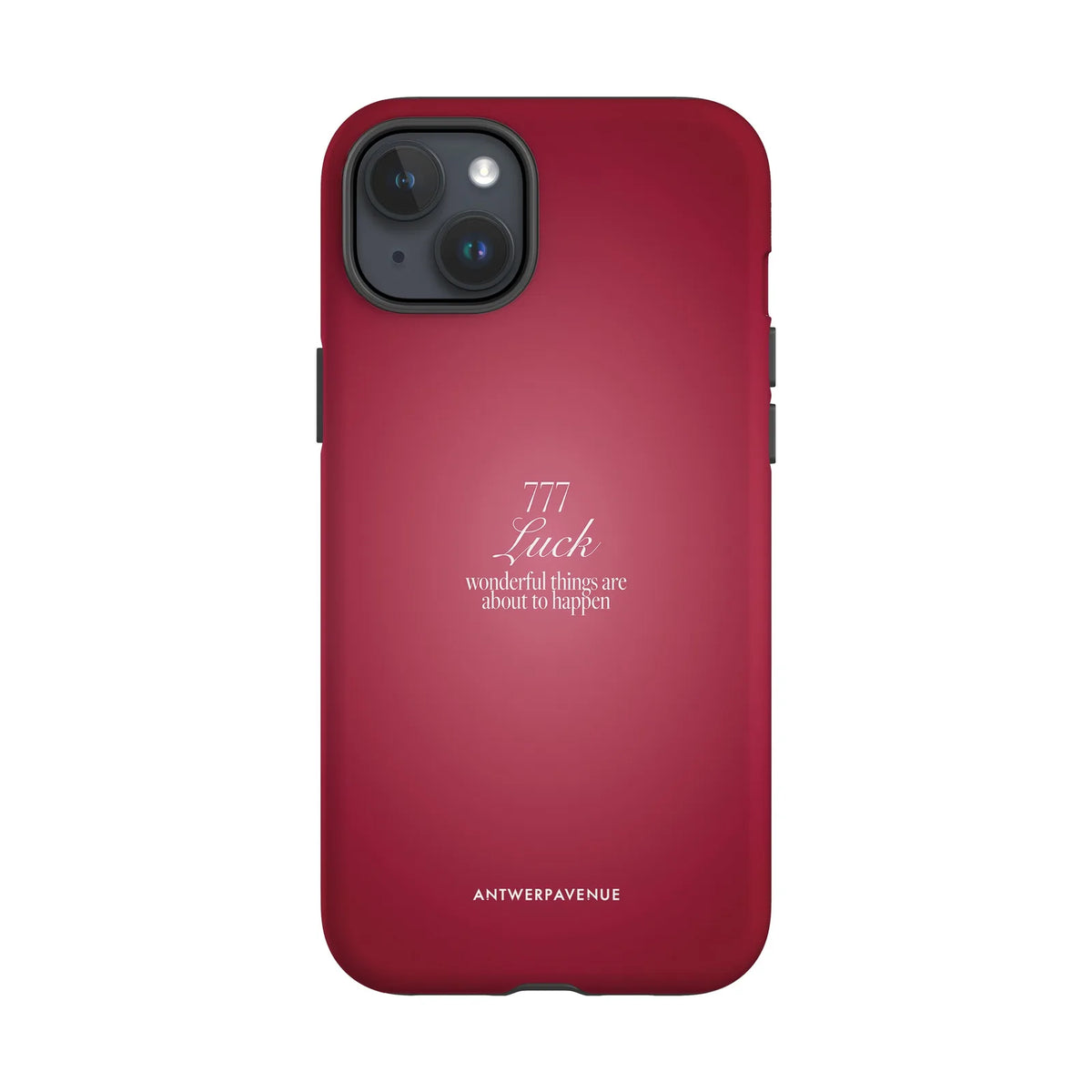 777 Luck - Red Case - iPhone 15 Plus mockup