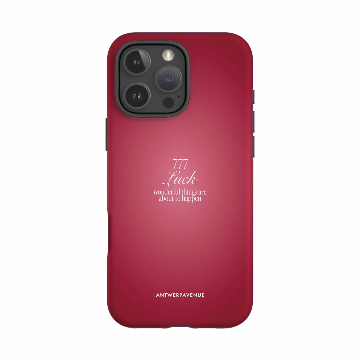 777 Luck - Red Case - iPhone 16 Pro Max mockup