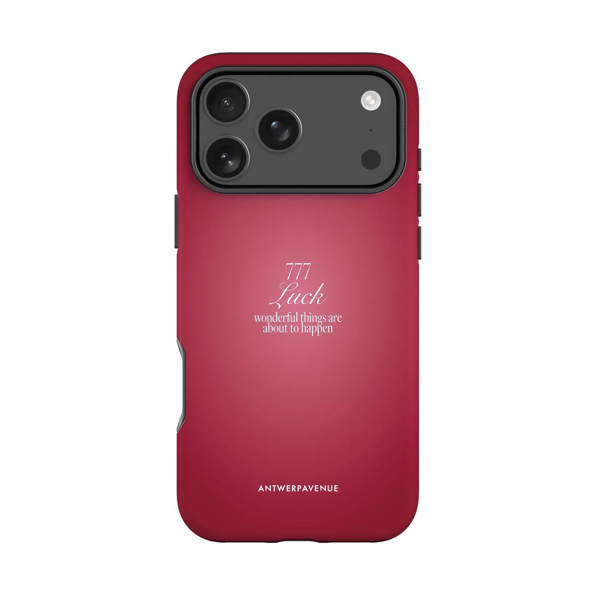 777 Luck gsm-hoesje in rood voor iPhone