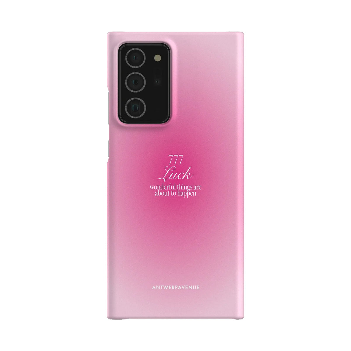 777 Luck - Pink Case - Galaxy Note 20 Ultra Snap mockup