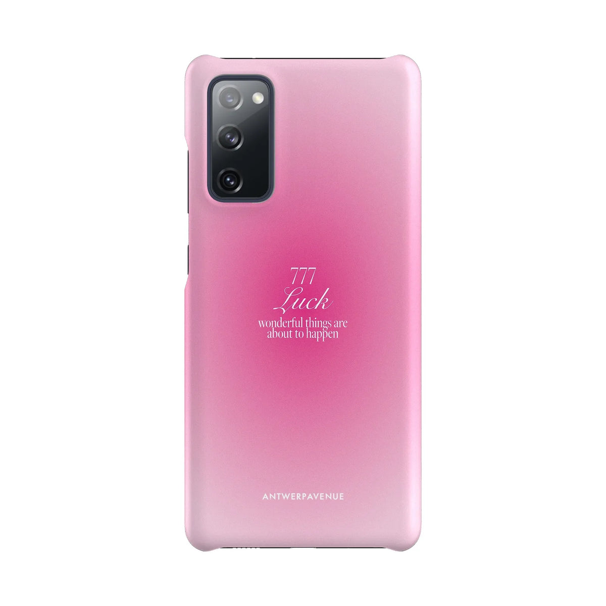 777 Luck - Pink Case - Galaxy S20 FE Snap mockup