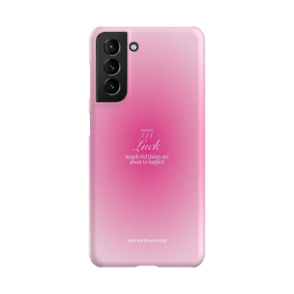 777 Luck - Pink Case - Galaxy S21 FE Snap mockup