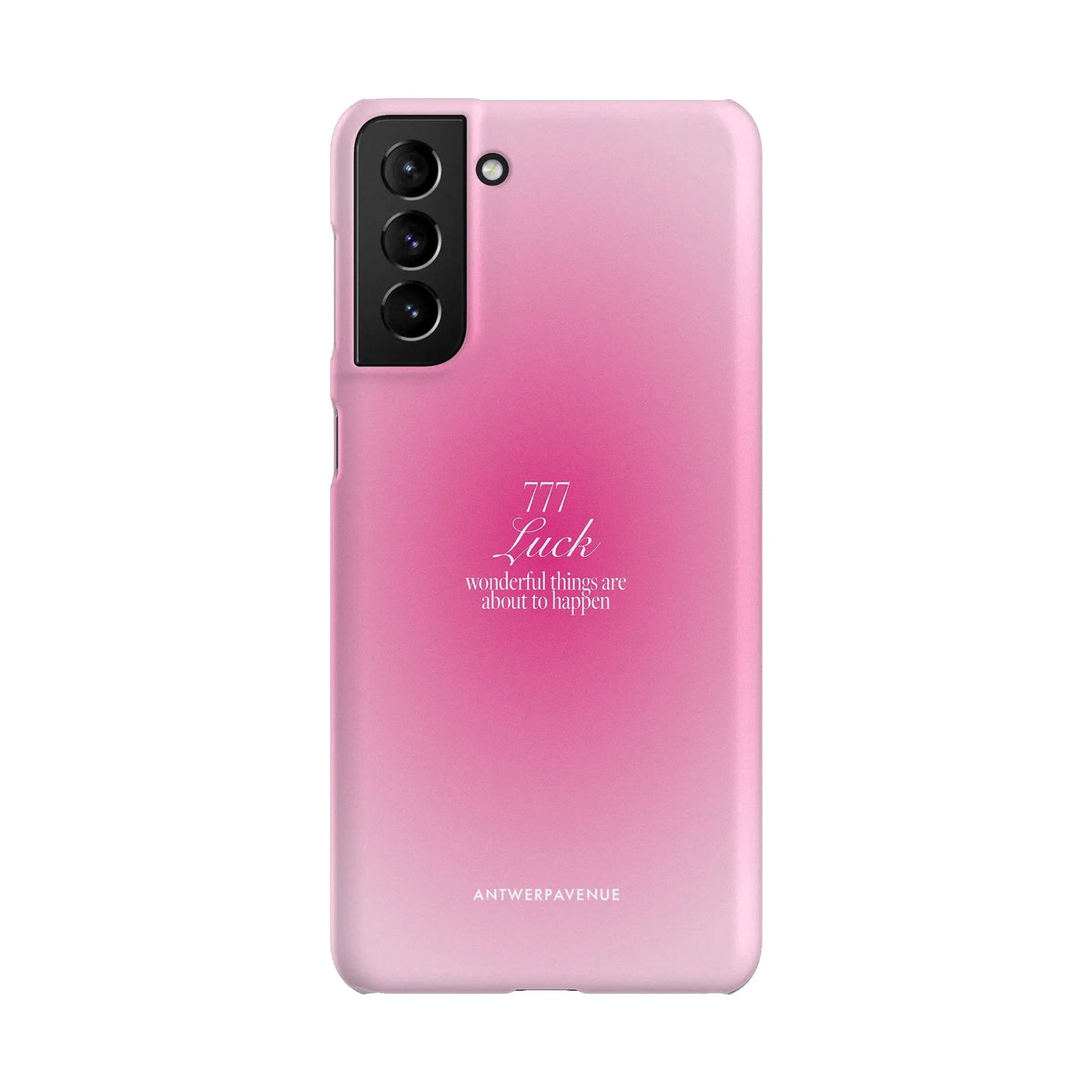 777 Luck - Pink Case - Galaxy S21 Plus Snap mockup