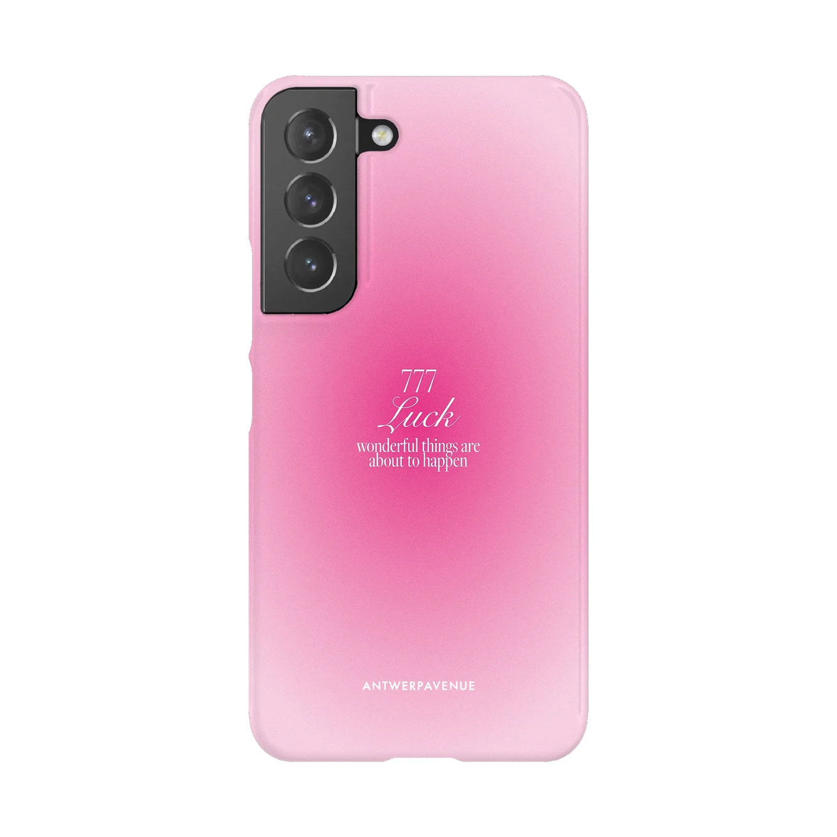 777 Luck - Pink Case - Galaxy S22 Snap mockup