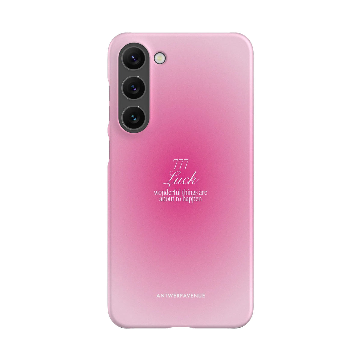 777 Luck - Pink Case - Galaxy S23 Plus Snap mockup