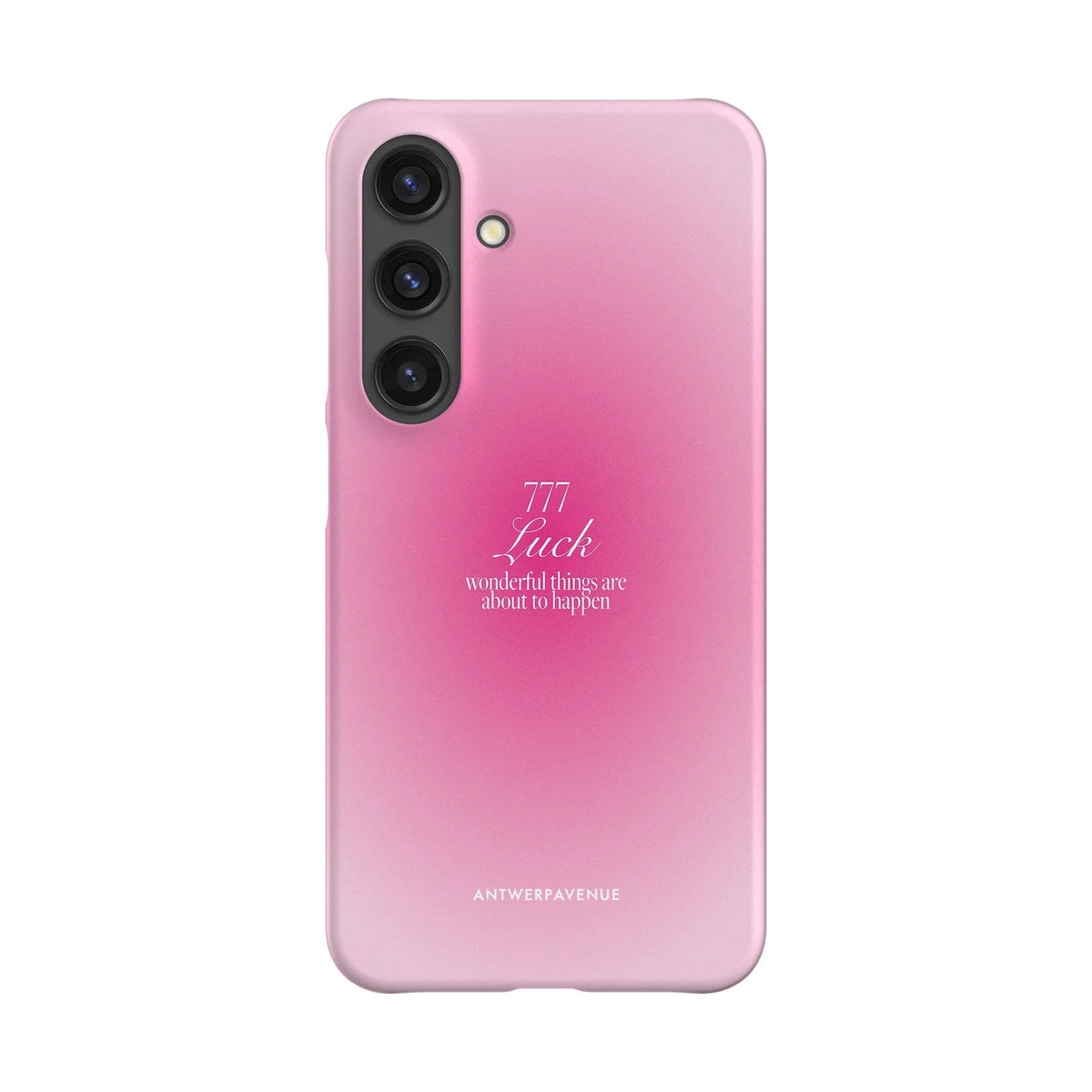 777 Luck - Pink Case - Galaxy S24 Snap mockup