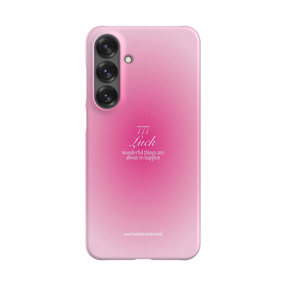 777 Luck - Pink Case - Galaxy S25 Plus Snap mockup