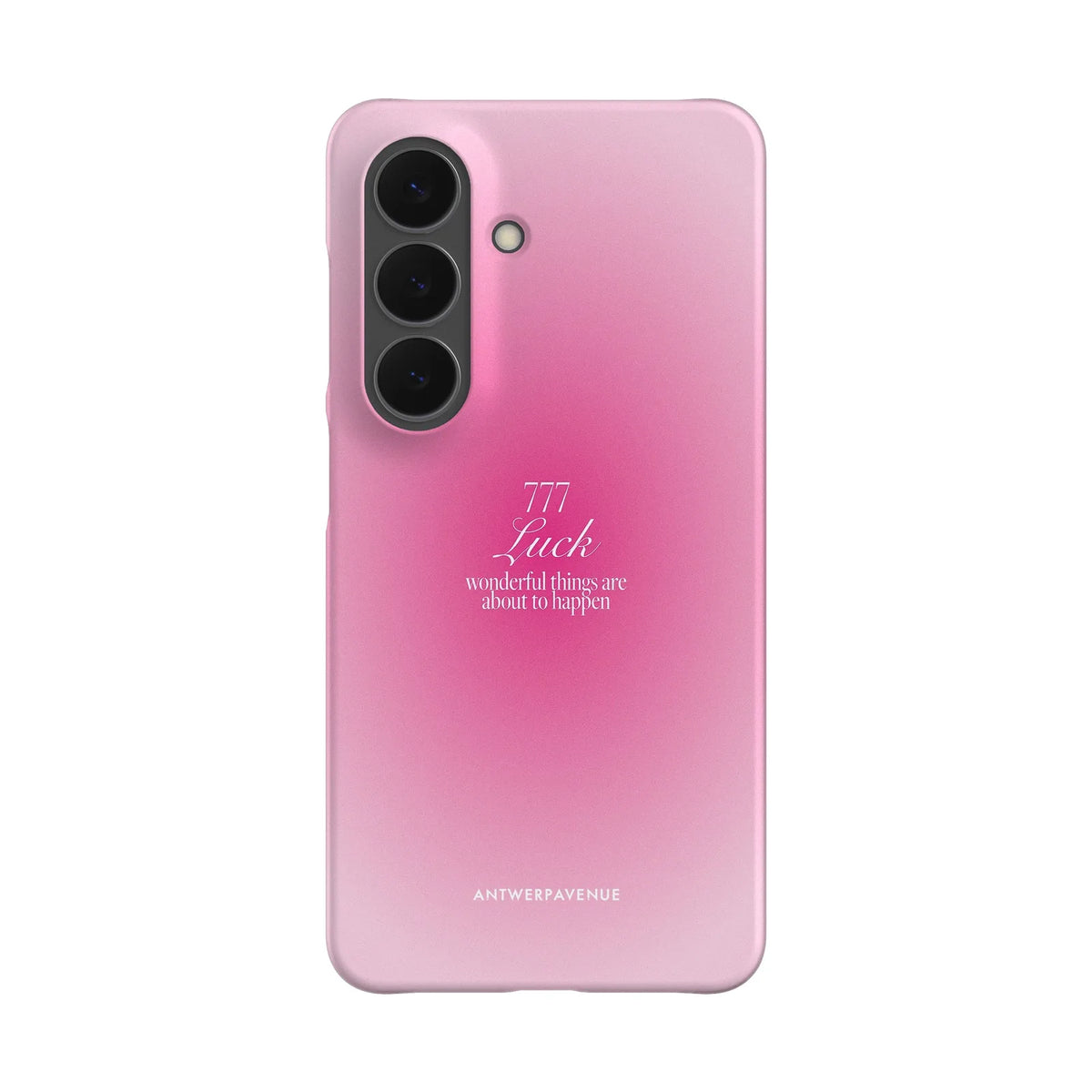 777 Luck - Pink Case - Galaxy S26 Snap mockup