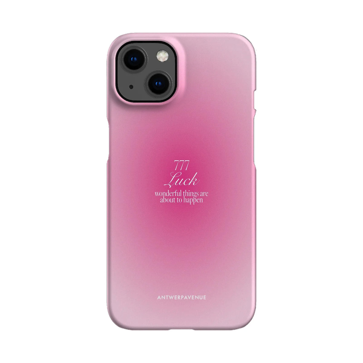 777 Luck - Pink Case - iPhone 13 Snap mockup