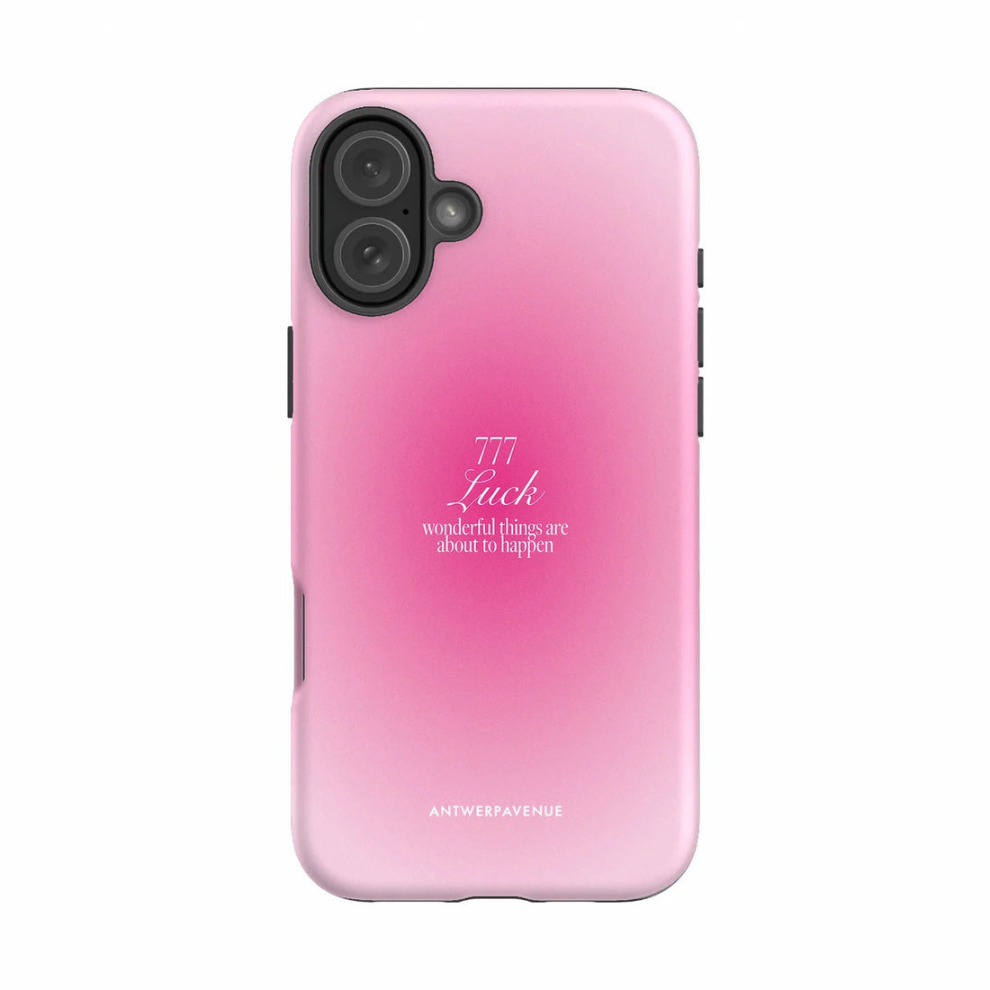777 Luck - Pink Case - iPhone 16 Plus mockup