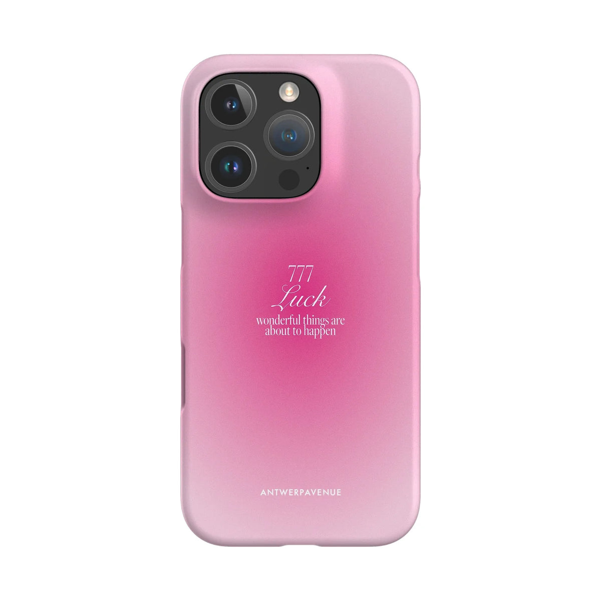 777 Luck - Pink Case - iPhone 16 Pro Snap mockup