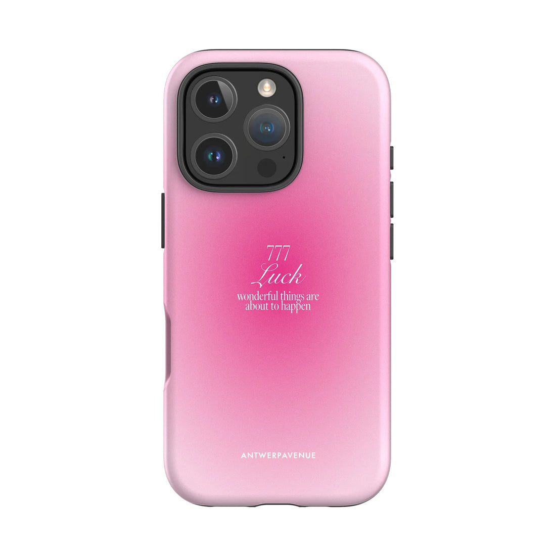 777 Luck - Pink Case - iPhone 16 Pro mockup