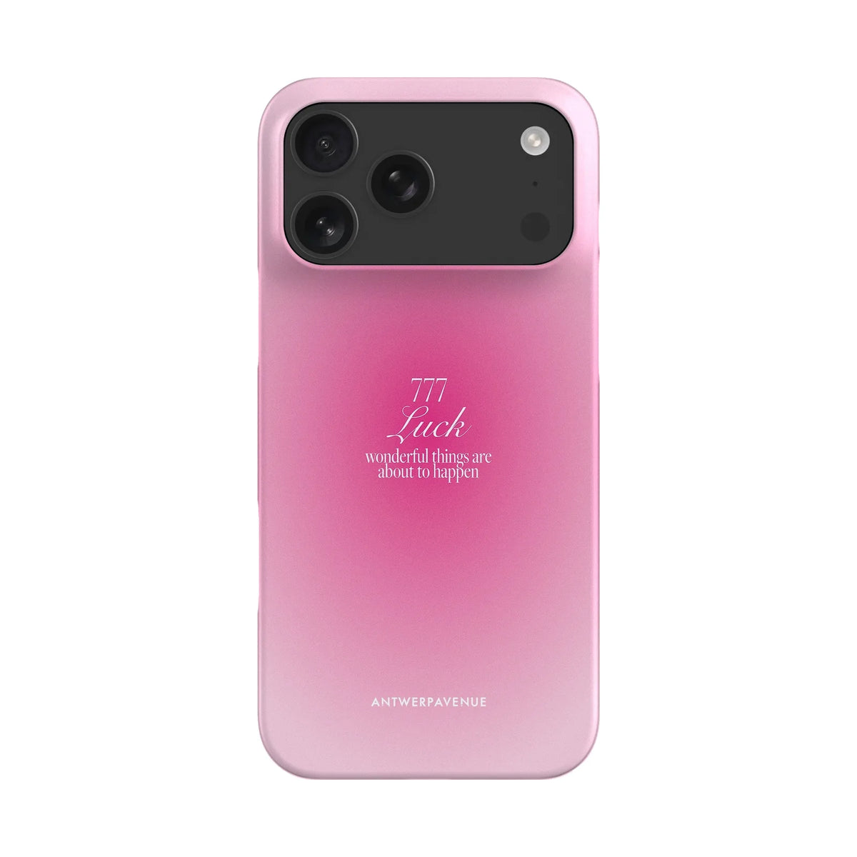 777 Luck - Pink Case - iPhone 17 Pro Max Snap mockup
