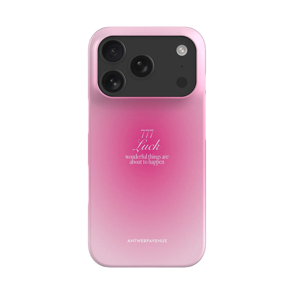 777 Luck - Pink Case - iPhone 17 Pro Snap mockup