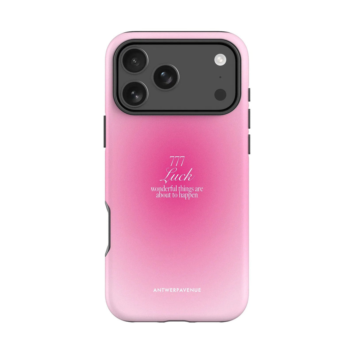 777 Luck gsm-hoesje in roze voor iPhone