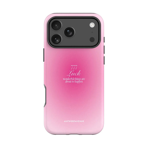 Pink 777 Luck phone case for iPhone