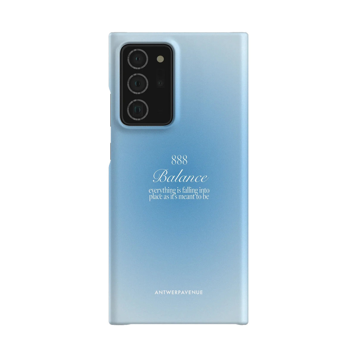888 Balance - Blue Case - Galaxy Note 20 Ultra Snap mockup