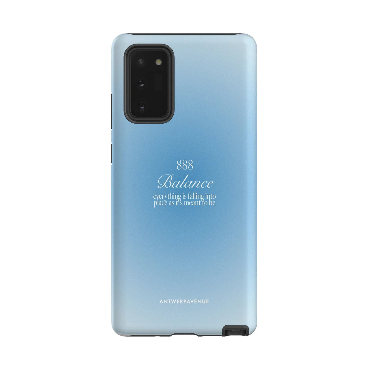 888 Balance - Blue Case - Galaxy Note 20 mockup