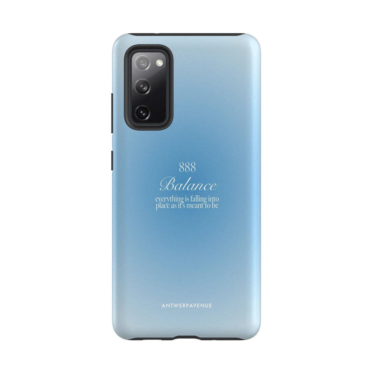888 Balance - Blue Case - Galaxy S20 FE mockup