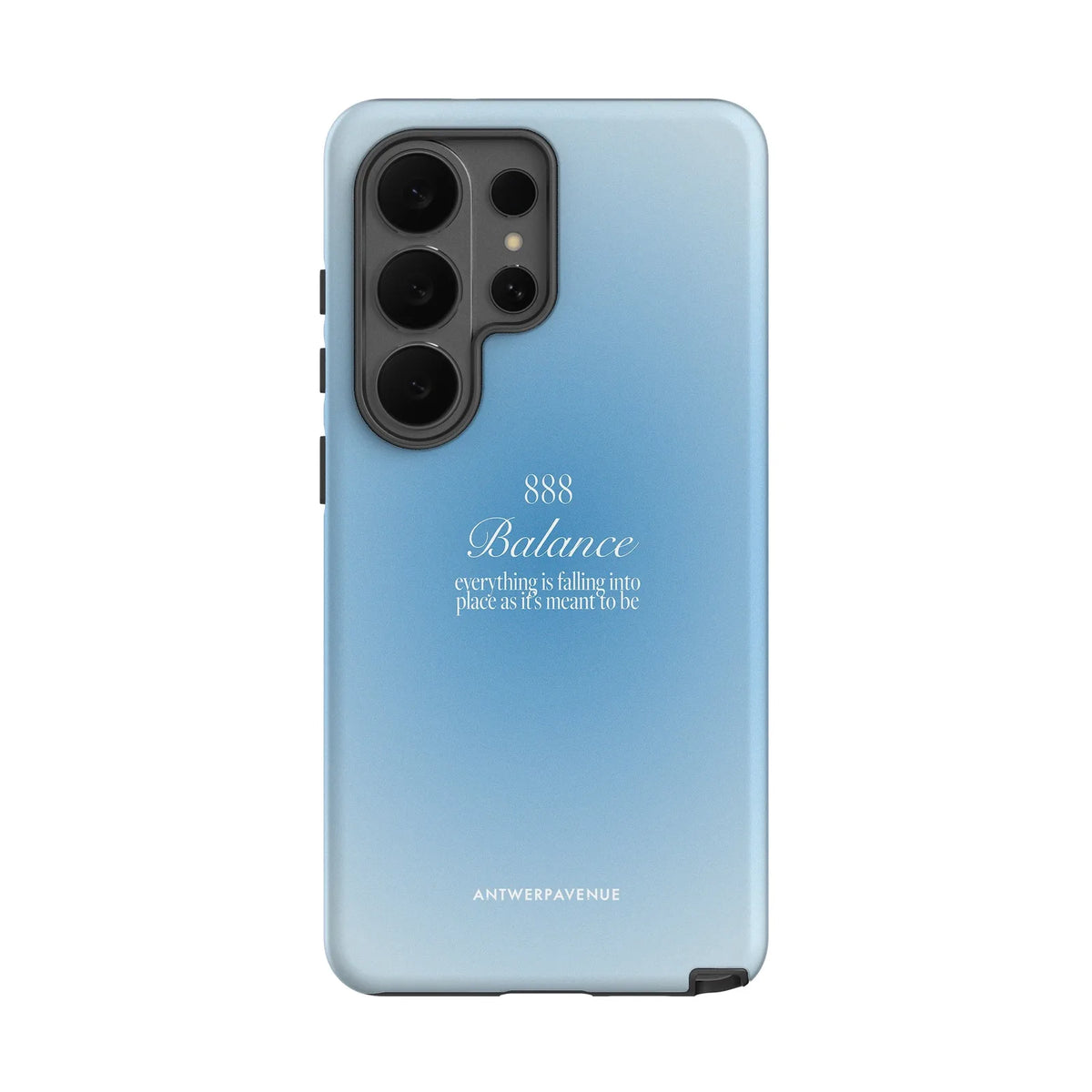 888 Balance - Blue Case - Galaxy S26 Ultra mockup