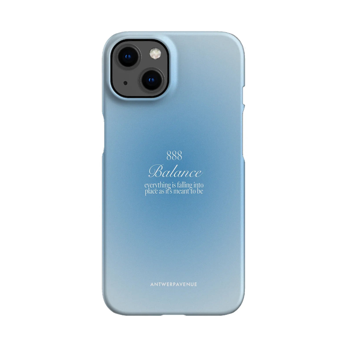 888 Balance - Blue Case - iPhone 13 Snap mockup