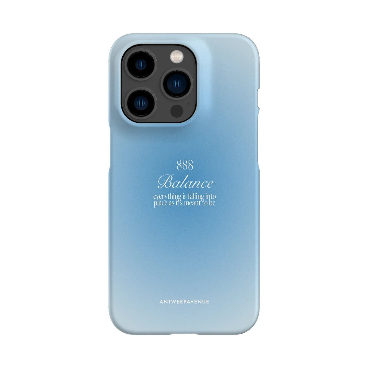 888 Balance - Blue Case - iPhone 14 Pro Snap mockup
