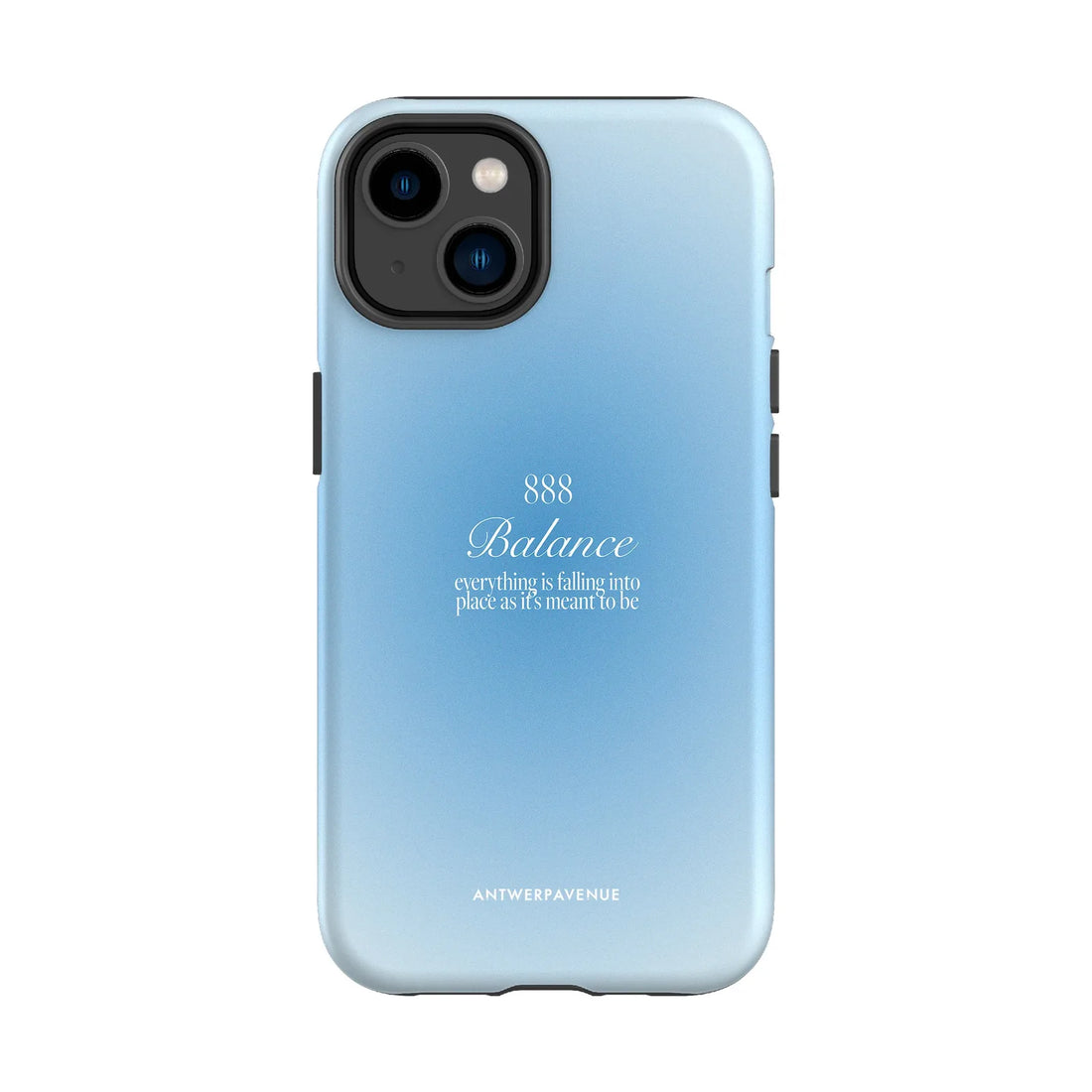 888 Balance - Blue Case - iPhone 14 mockup