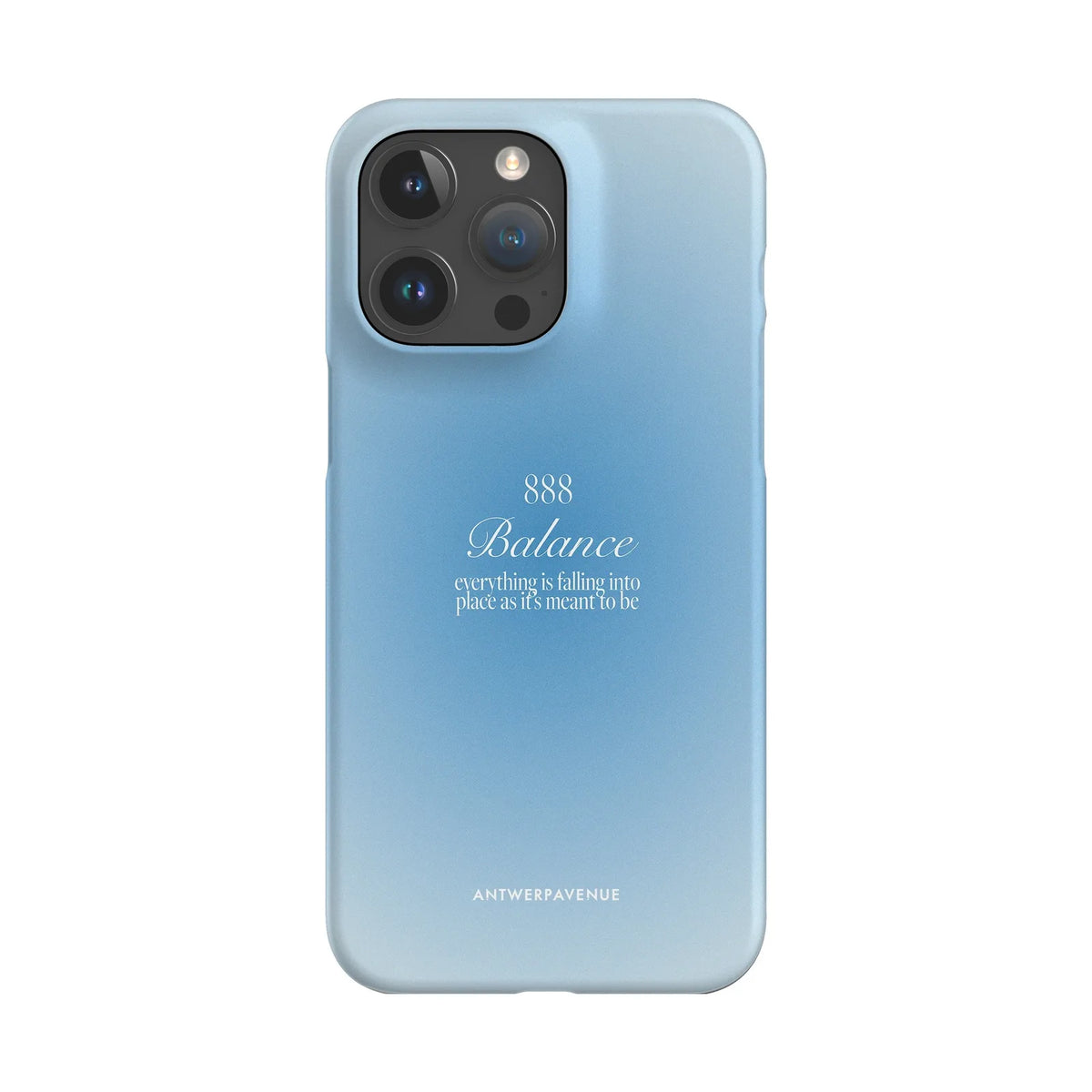 888 Balance - Blue Case - iPhone 15 Pro Max Snap mockup