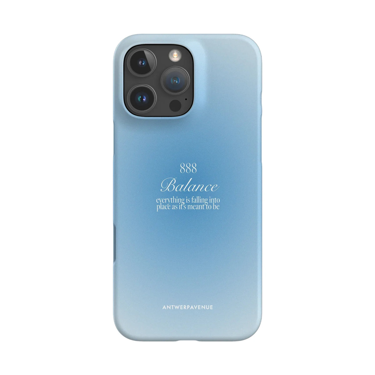888 Balance - Blue Case - iPhone 16 Pro Max Snap mockup