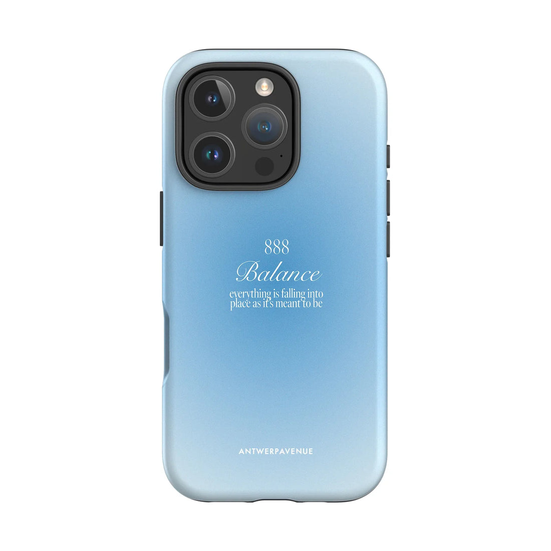 888 Balance - Blue Case - iPhone 16 Pro mockup
